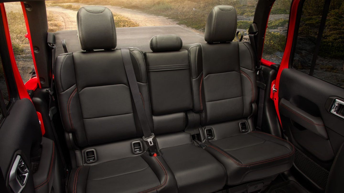 2020 Jeep Gladiator Interior Rear Seating